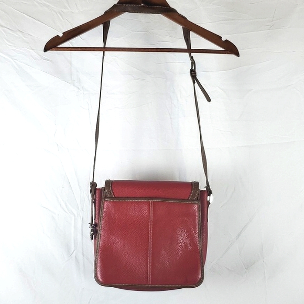 Madison‎ Ridge Red Leather Bag - Picture 6 of 15